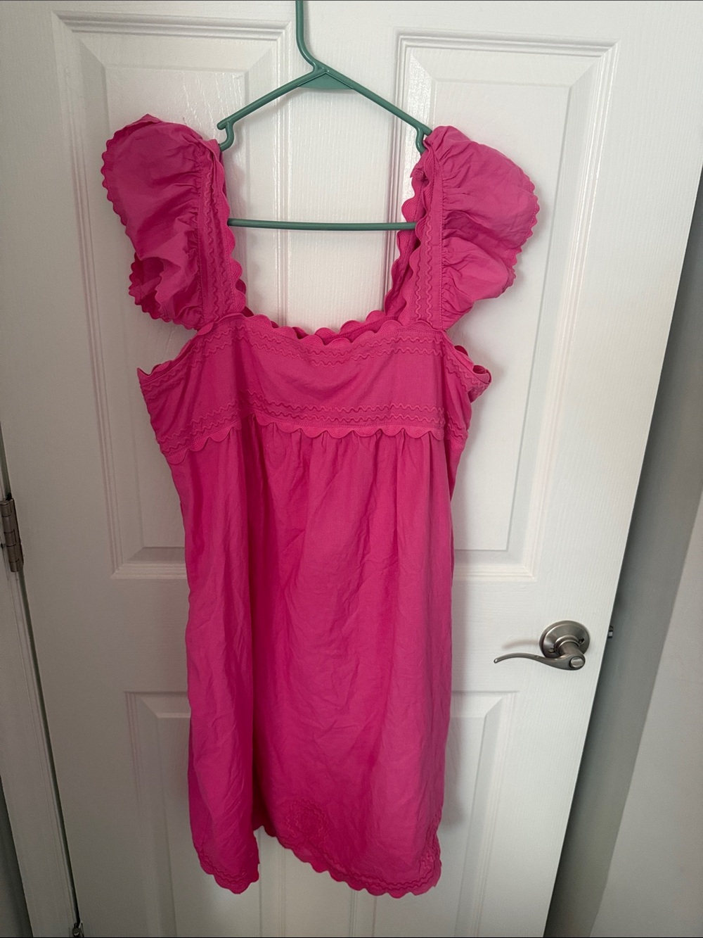 J Marie Pink Ruffled Sundress